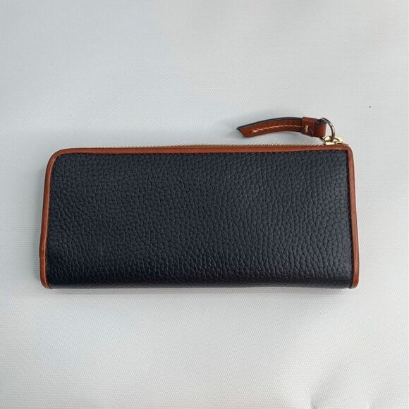 Dooney & Bourke Small Pebble Lexington Black Leather Purse & Wallet - Picture 8 of 9